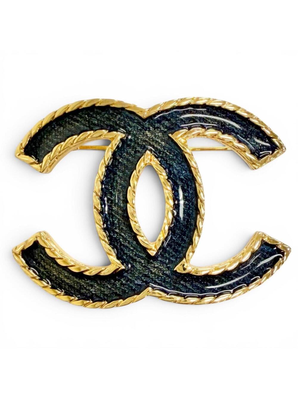 Chanel Cc Logo Brooch Metal #287814C12B